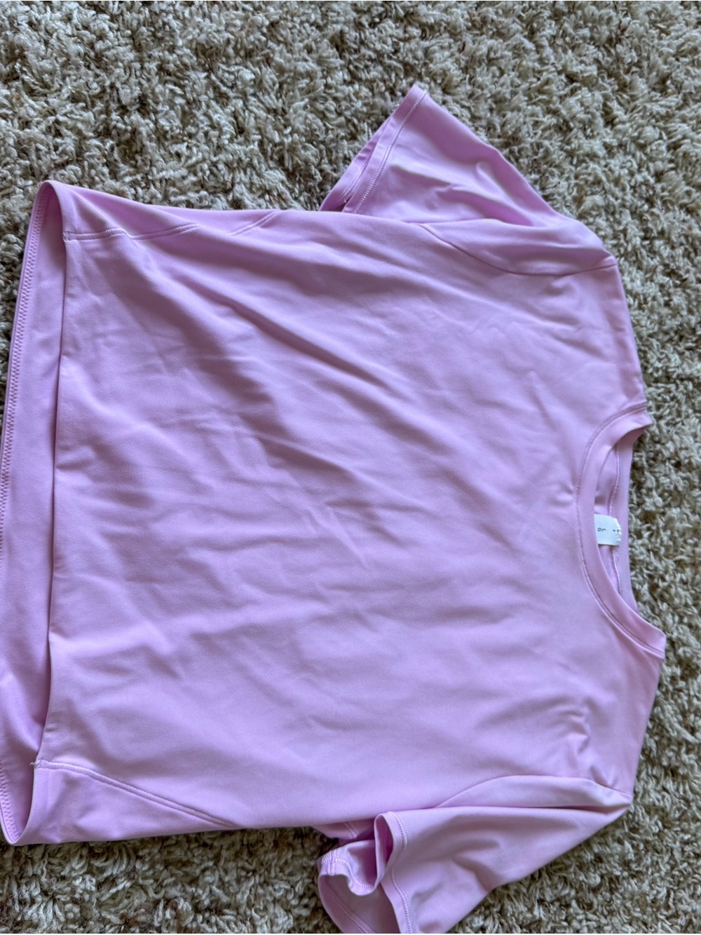 lululemon athletica Pink Short Sleeve Crew Tee